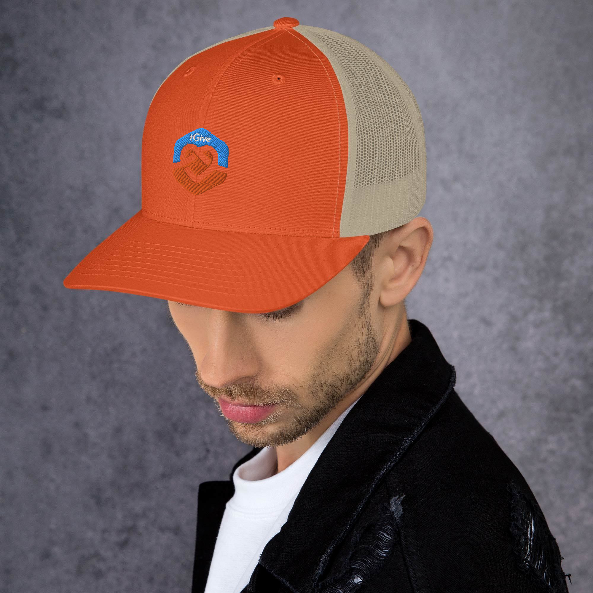 retro-trucker-hat-rustic-orange-khaki-left-62a6c4161185d.jpg
