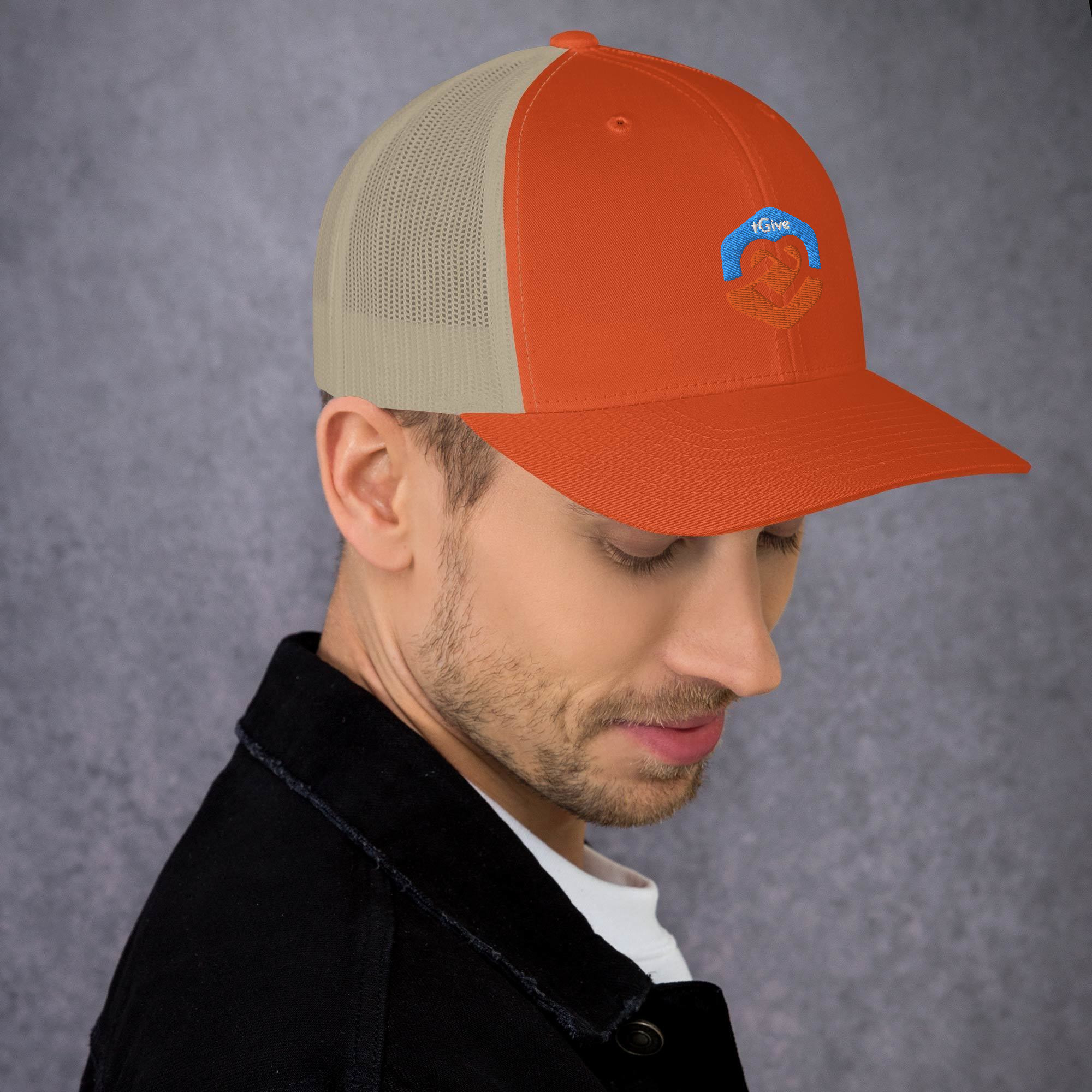 retro-trucker-hat-rustic-orange-khaki-right-62a6c416118cf.jpg